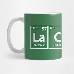 Lactate (La-C-Ta-Te) Periodic Elements Spelling Mug